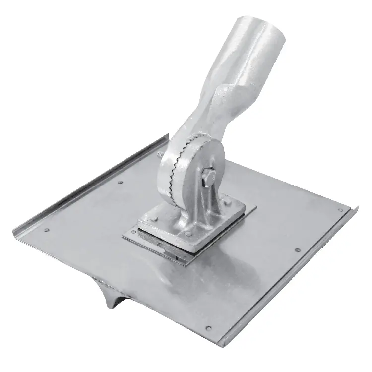 10-Inch × 10-Inch Stainless Steel Walking Seamer/Groover – 3/4-Inch Radius, 7/8-Inch Depth, Threaded Handle Socket 1