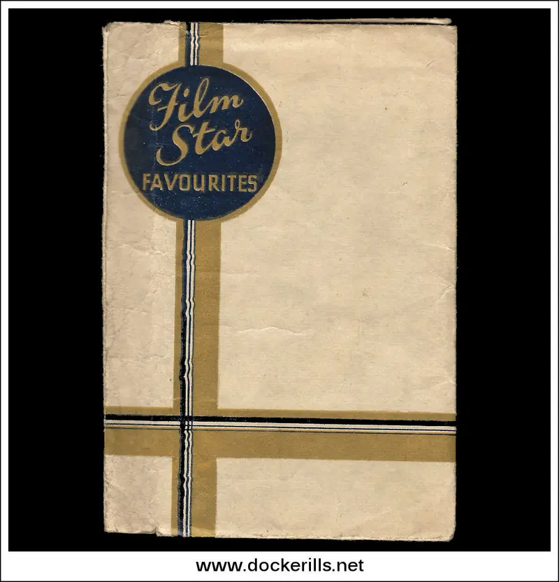 1935 Film Star Favourites Wallet – Twelve Vintage Celebrity Postcards In Folder 1