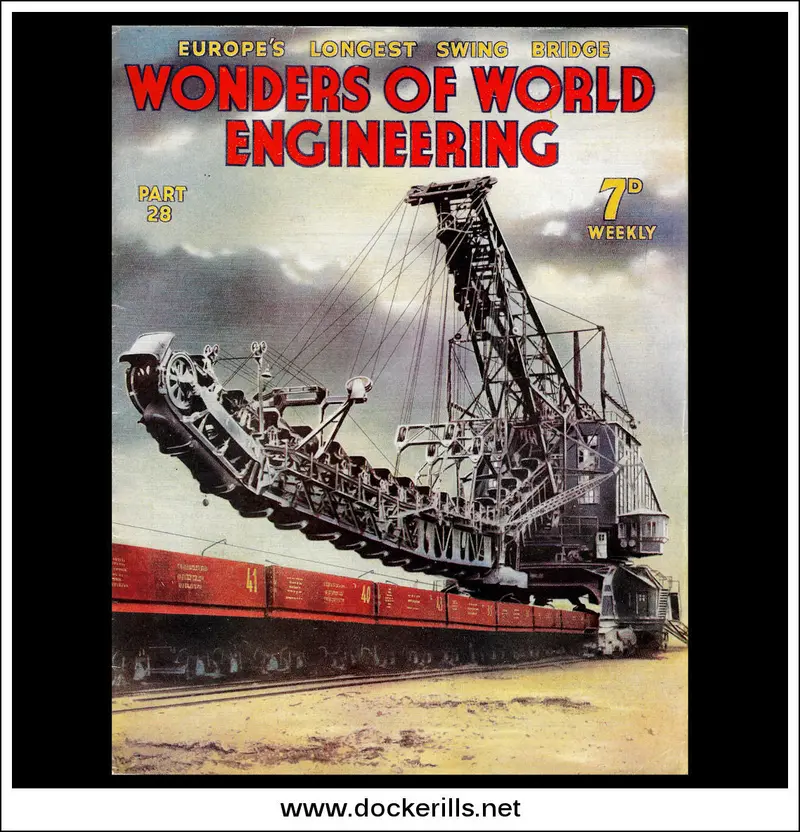 1937 Wonders Of World Engineering Magazine #28: Giant Excavator In German Brown-Coal Mining 1