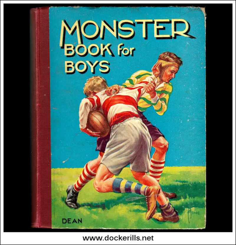 1943–1944 Monster Book For Boys Vintage Anthology 1