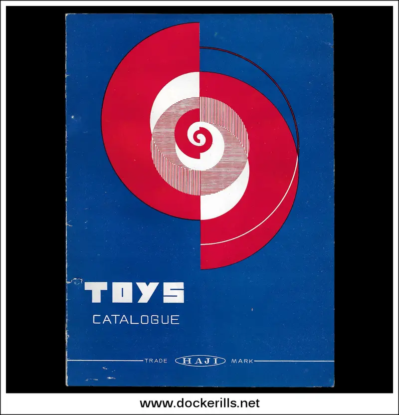 1965 Haji Japan Vintage Toy Catalogue — Tin Plate Collectibles Brochure 1