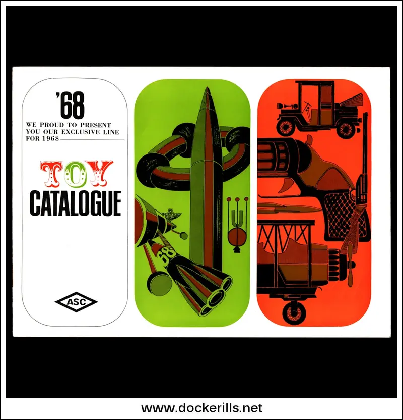 1968 Aoshin (Asc) Toy Catalog – Digitized Brochure Featuring Batman & Thunderbirds 1