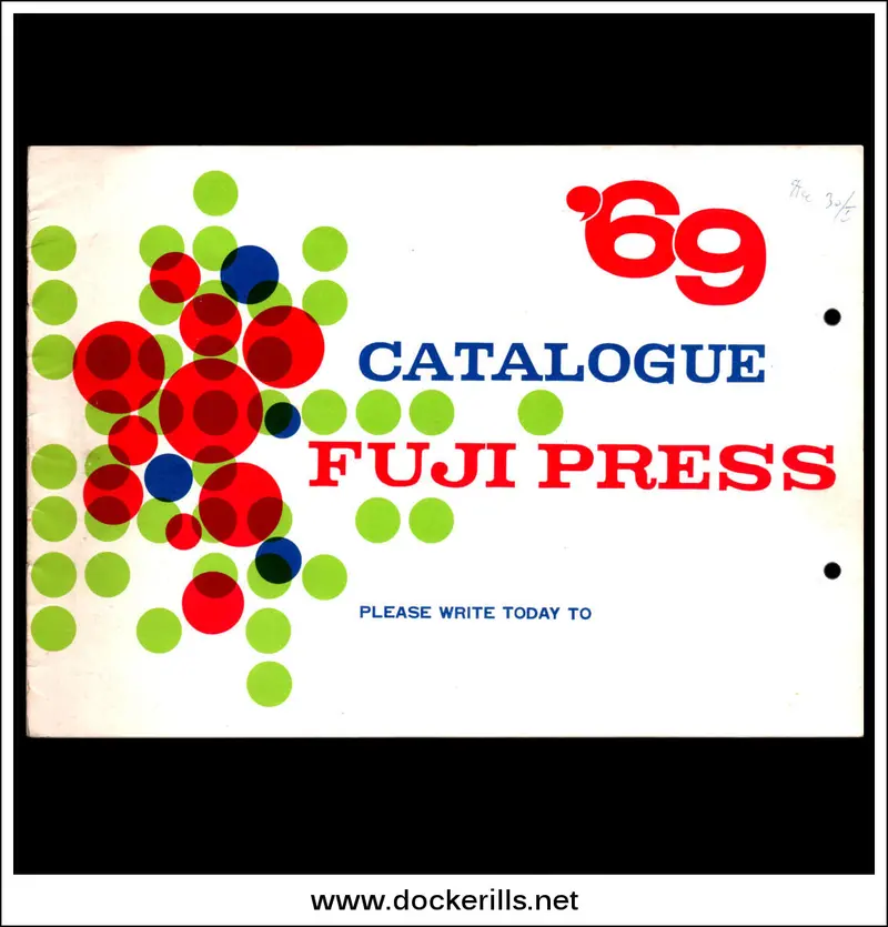 1969 Fuji Press Kogyo Catalogue: Japanese Tinplate Toy Brochure 1