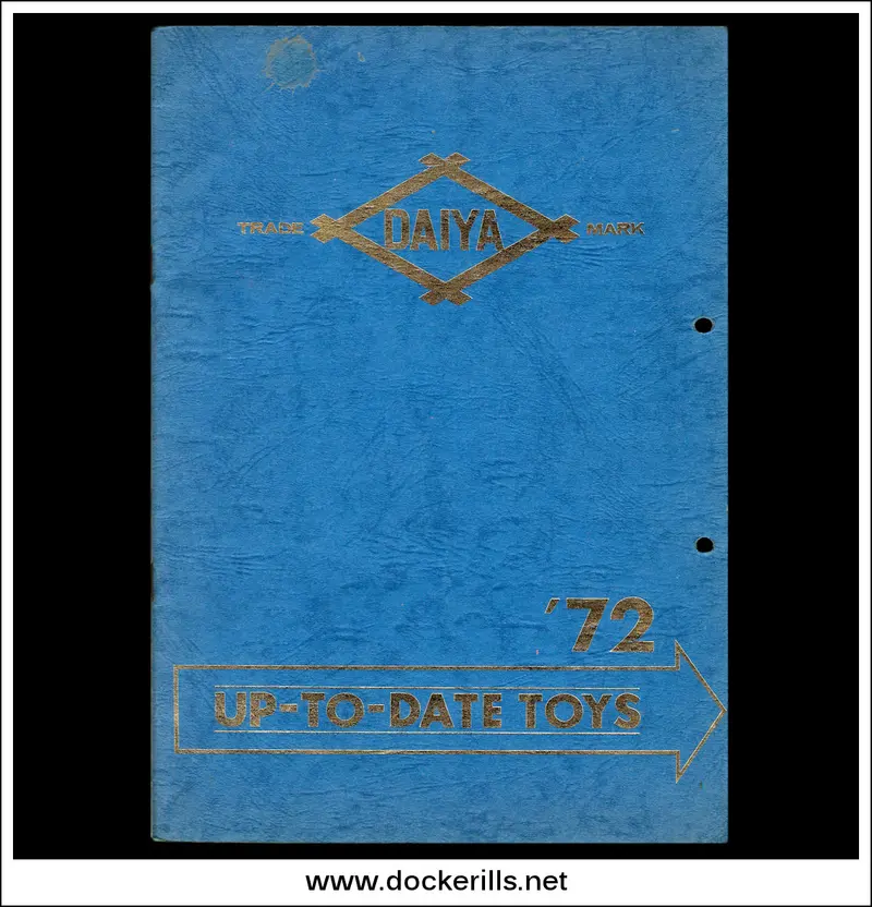 1972 Daiya Japan Tin Plate Toy Catalogue — Authentic Retro Promotional Booklet 1