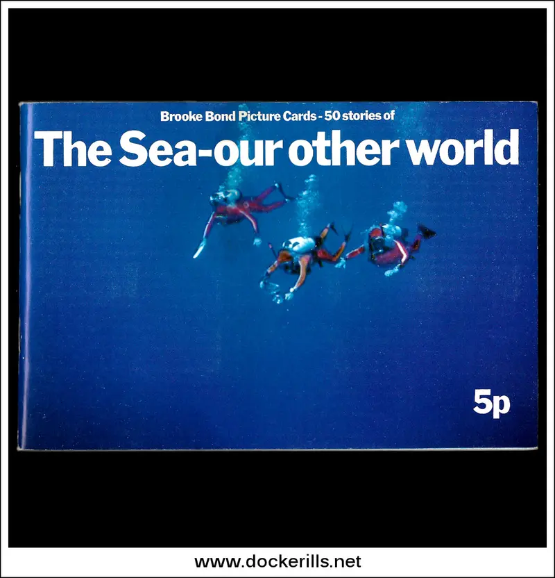 1974 Brooke Bond Tea Card Album: 'The Sea – Our Other World' Complete Picture Collection 1
