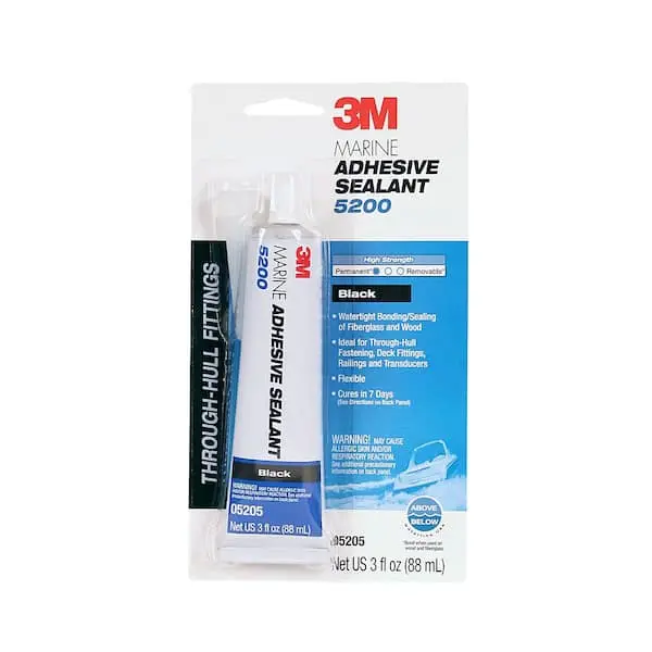 3M 5200 Original High-Bond Marine Adhesive Sealant – 3 Oz Permanent Grade 1