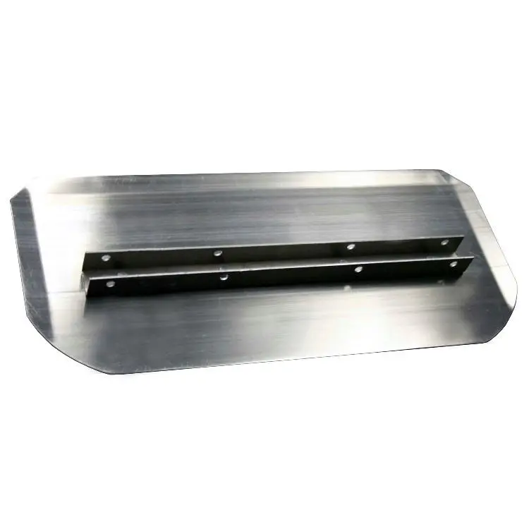 46-Inch Blue Offset Master Combination Power Trowel Blades – Channel Mount, 8" X 18", 4-Pack 1