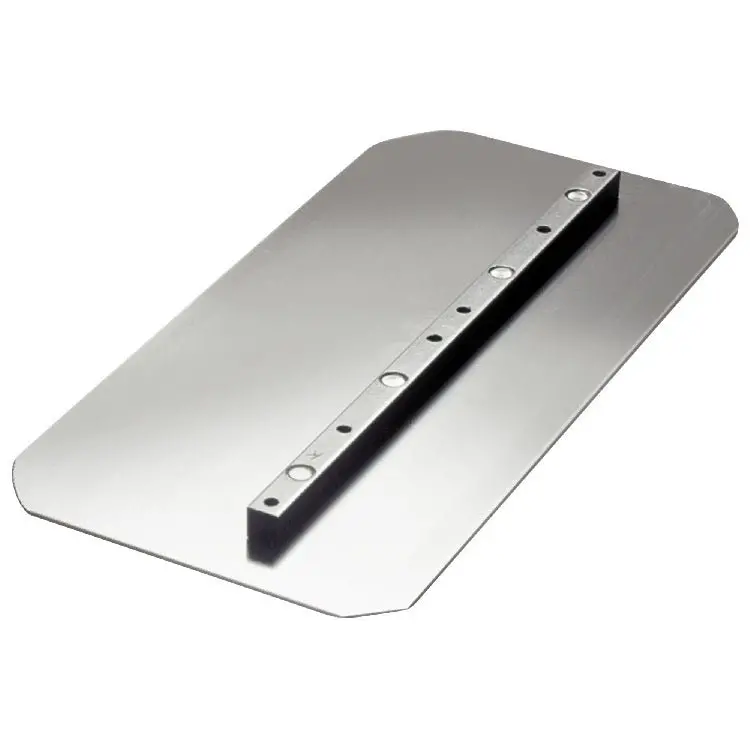 46-Inch Standard Combination Power Trowel Blades – Rounded Corners, 8" X 18", 4-Pack 1