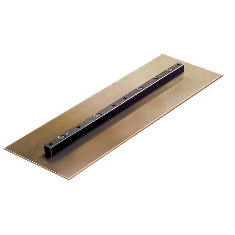 46" Power Trowel Finish Blades – Gold Coated, 6" X 18", 4-Pack 1
