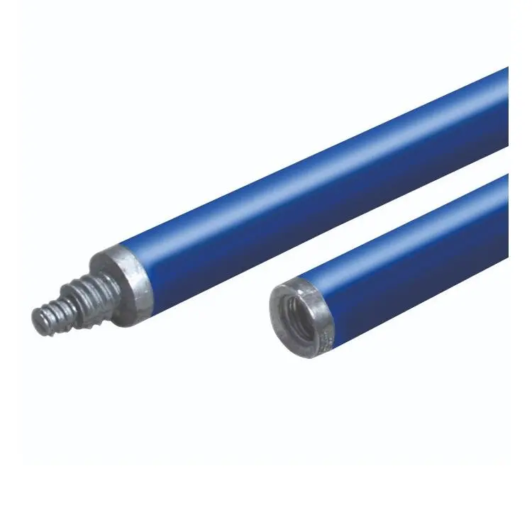 6-Foot Blue Anodized Aluminum Threaded Handle — 1-3/4-Inch Diameter, 6-Pack 1