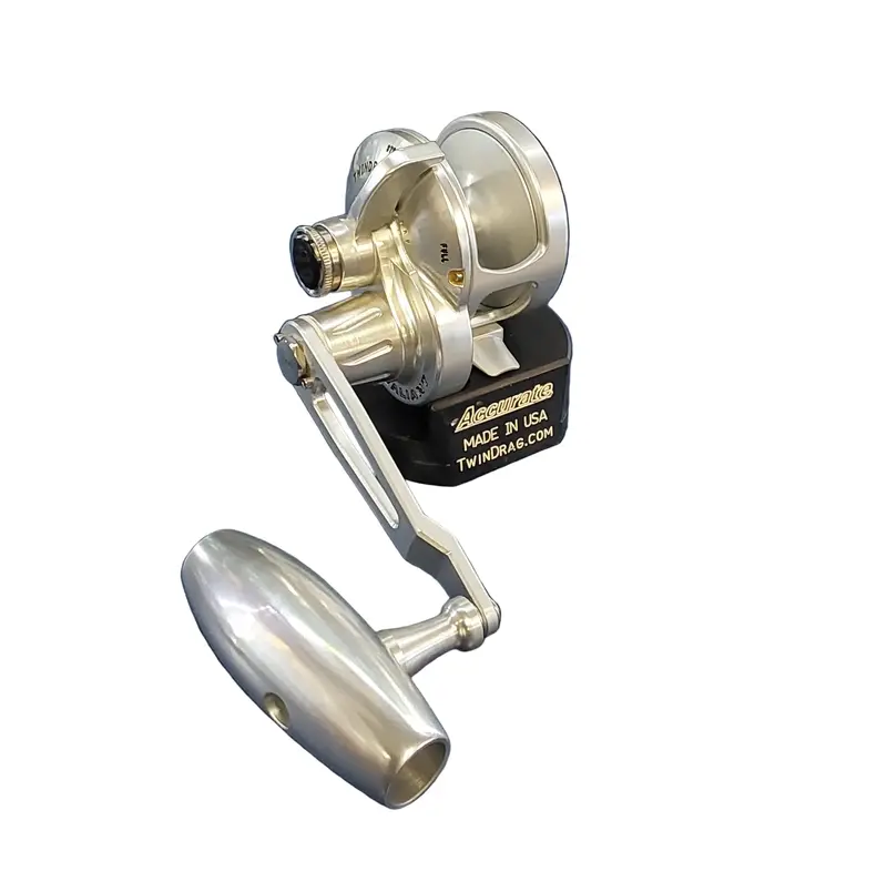 Accurate Valiant Bv-500N Narrow-Spool Conventional Reel – Silver 1