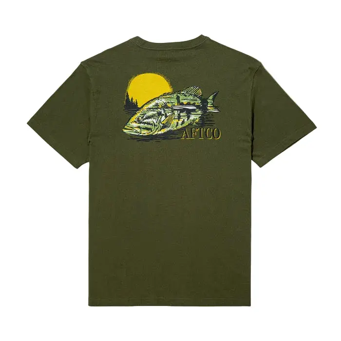 Aftco Reflection Men'S Short Sleeve Fishing Shirt 1