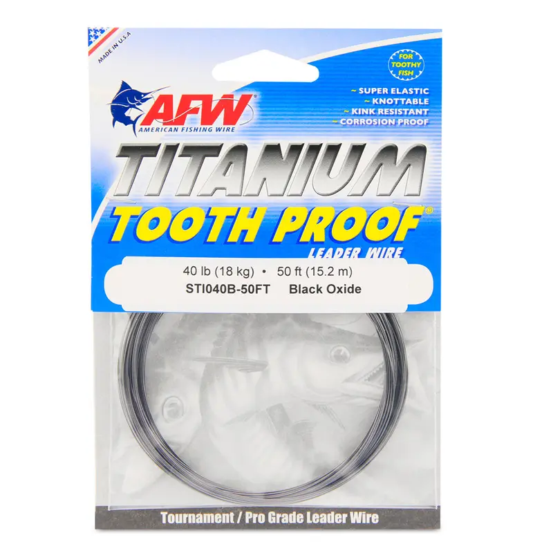 Afw Titanium Tooth-Proof Wire – Abrasion-Resistant Leader Material 1