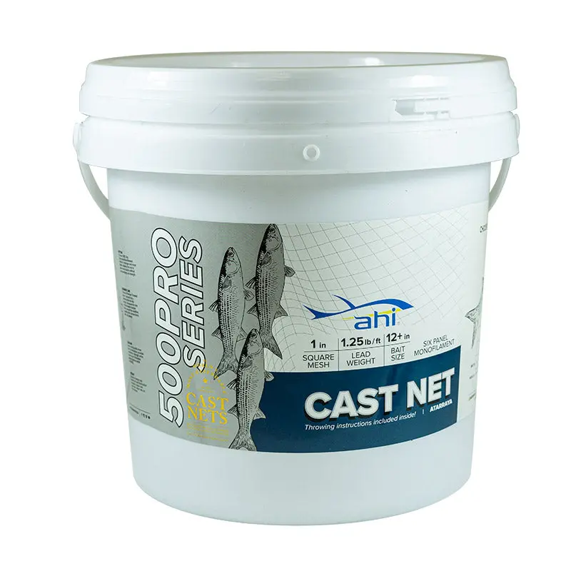 Ahi 500 Pro Series Heavy-Duty Cast Nets For Saltwater Fishing 1