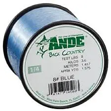 Ande Back Country Blue Monofilament – Uv-Resistant Freshwater & Light Saltwater Line 1