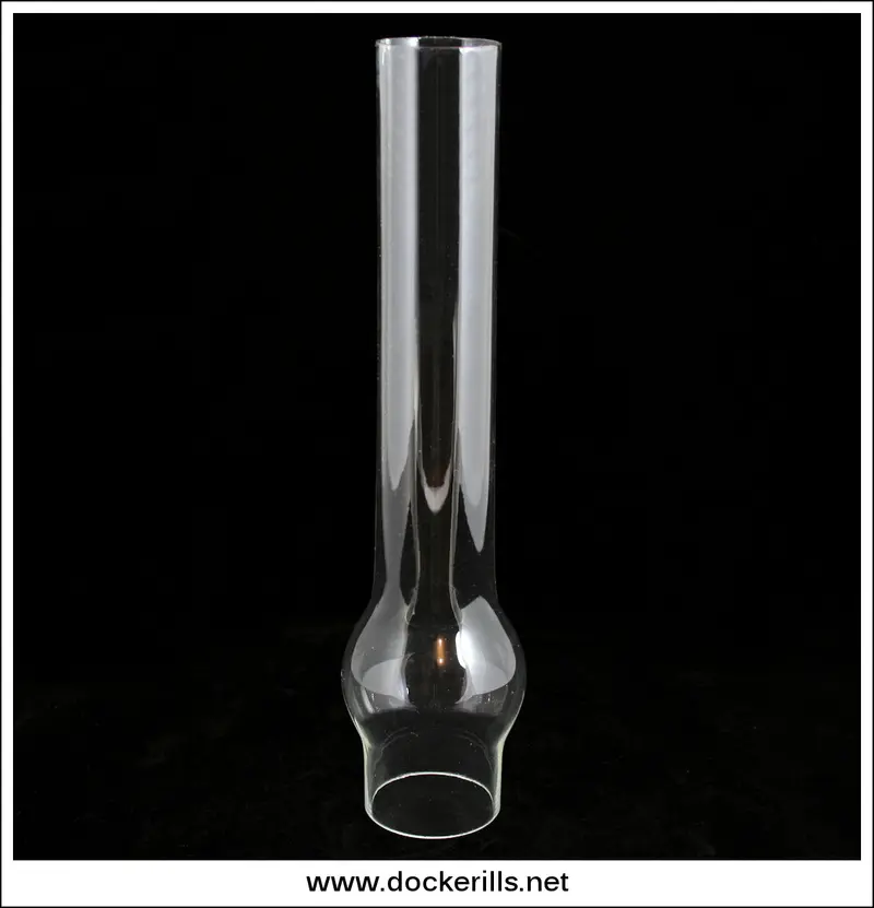 Antique Straight Oil Lamp Chimney – 1⅞-Inch Fitting 1