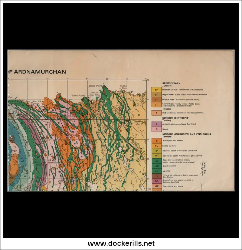 Arnamurchan Tertiary Igneous Complex Geological Map 1