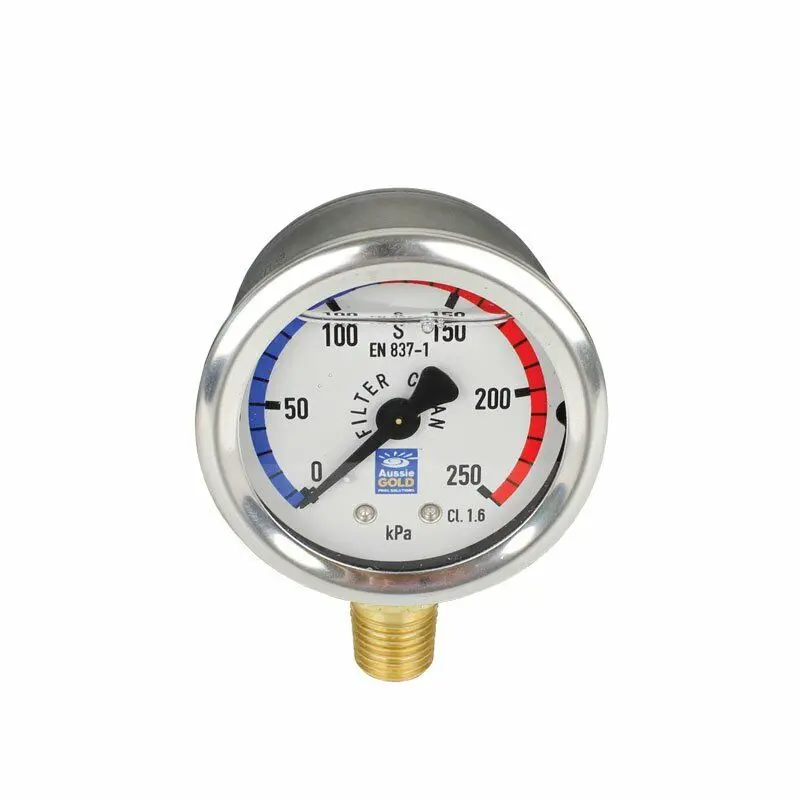 Aussie Gold Lm Stainless Steel Pressure Gauge 1