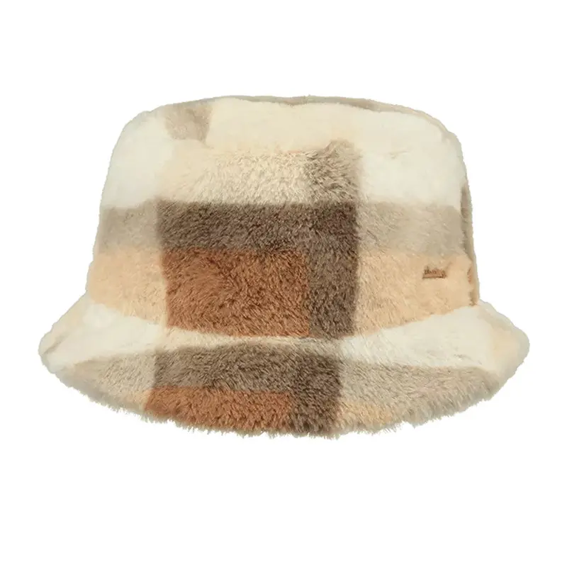 Barts Bretia Printed Beanie For Women – White Pattern 1