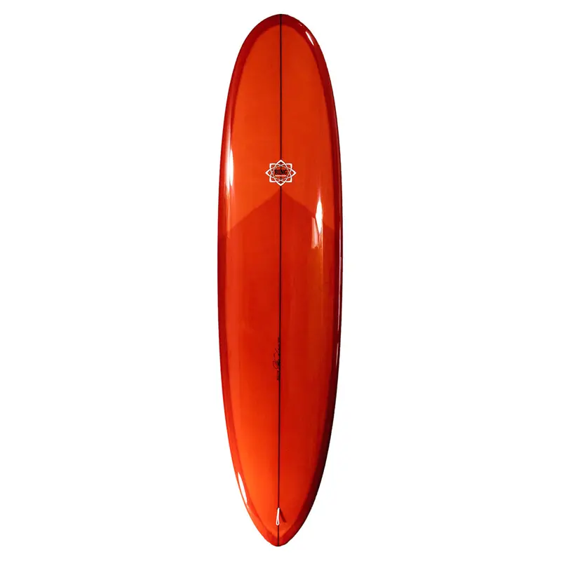 Bing Collector Midlength Surfboard – 7'10" Burnt Orange 1