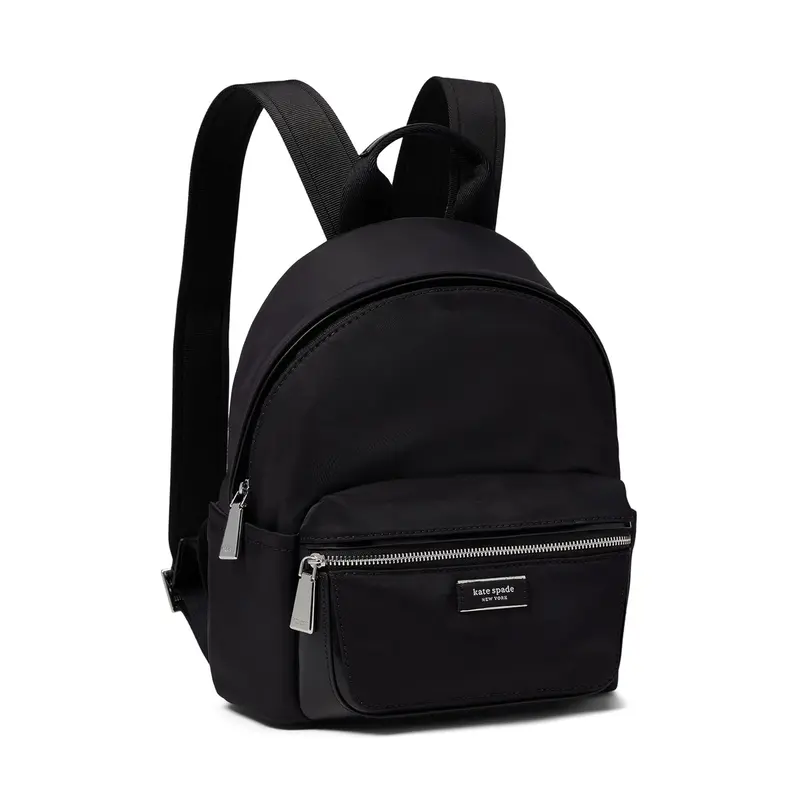 Black Kate Spade Sam Icon Nylon Small Backpack 1