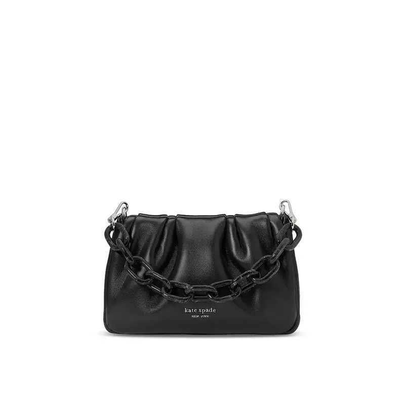 Black Kate Spade Souffle Crossbody Bag 1