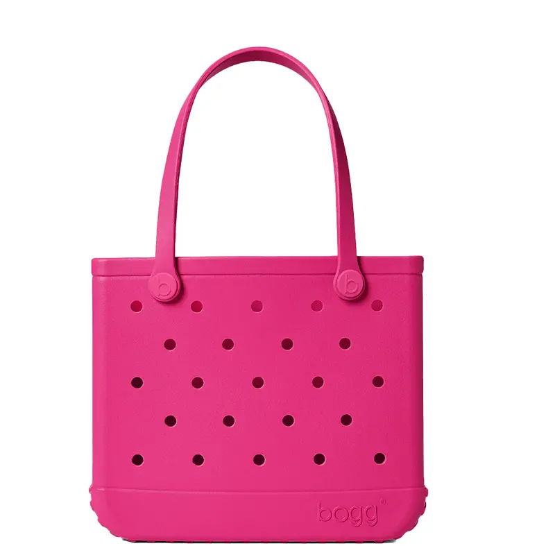 Bogg Bag Baby In Haute Pink Satin 1