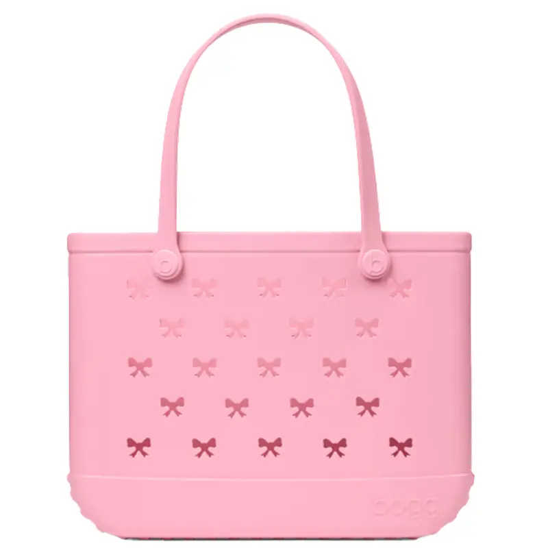 Bogg Bag Original Compact Tote – Bubblegum Bows Pattern 1
