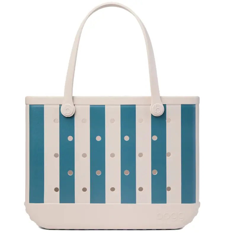 Bogg Bag Original Dockside Stripe Nautical Tote 1