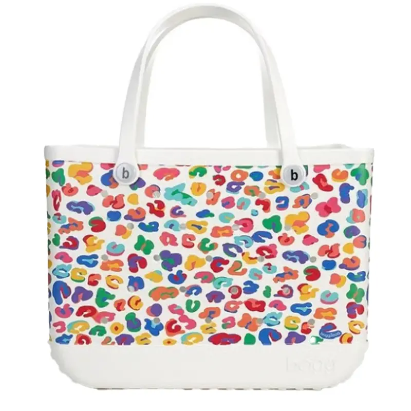 Bogg Bag Original Multi-Leopard Pattern Beach Tote 1