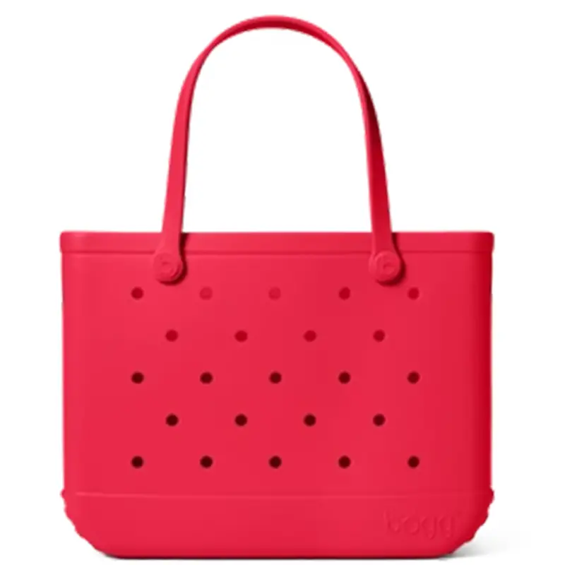 Bogg Bag Original ‘Off To The Races’ Red Beach Tote 1