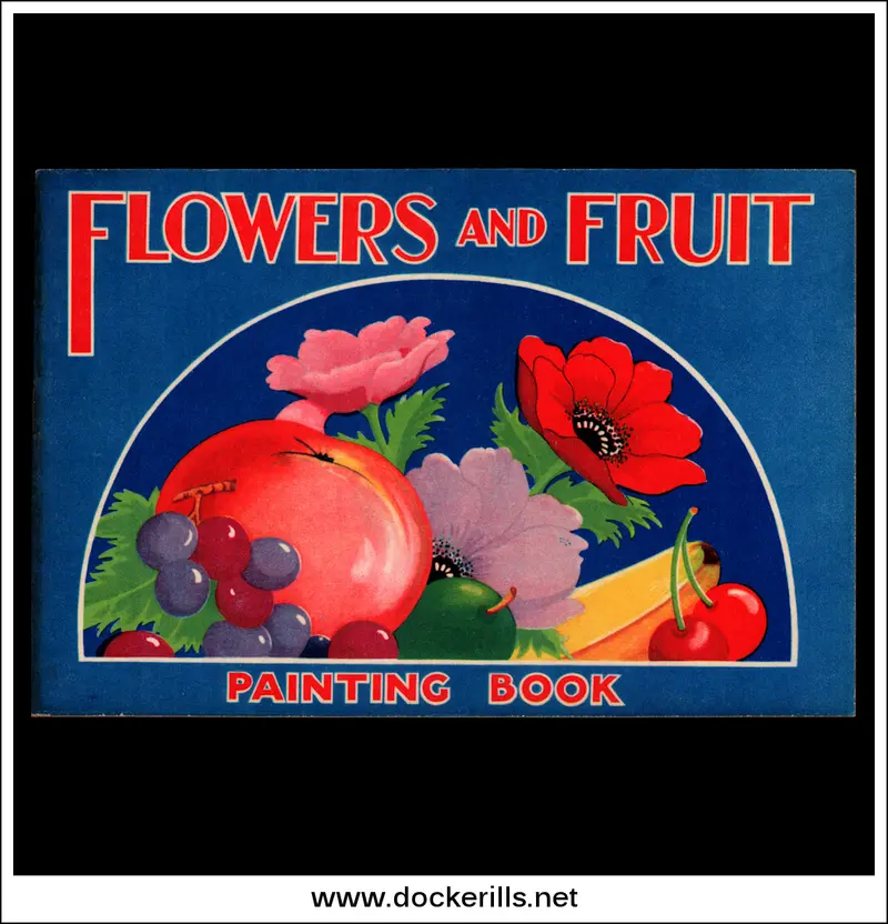 Botanical Art Activity Book: Flowers And Fruits By B.B. Ltd. (No. 681) 1