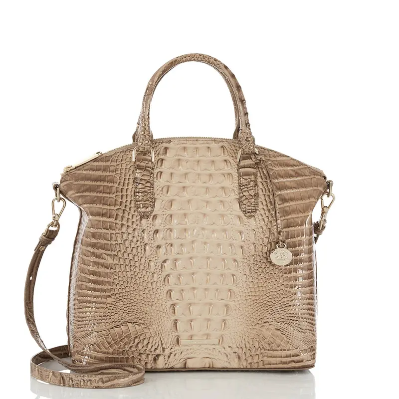 Brahmin Melbourne Large Duxbury Satchel – Premium Full-Grain Leather 1