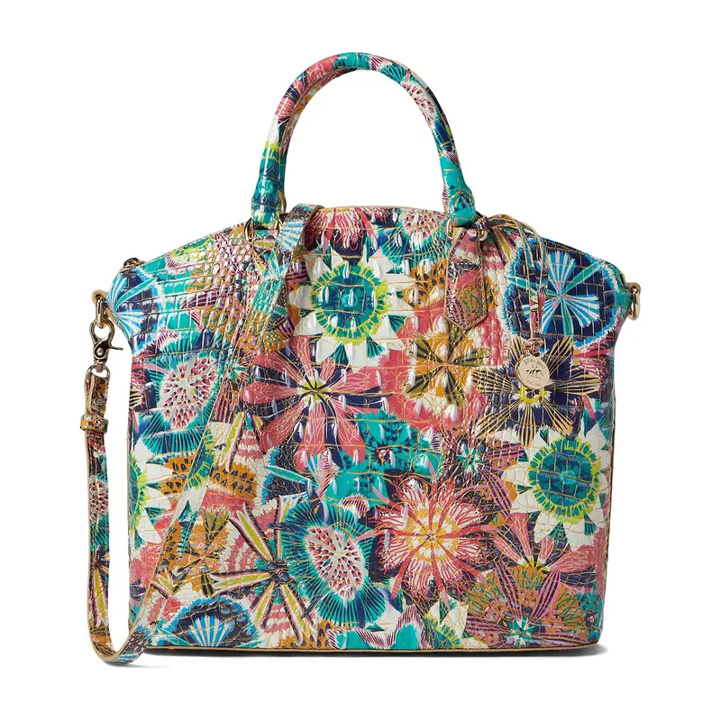 Brahmin Melbourne Large Duxbury Satchel – Structured Leather Carryall 1