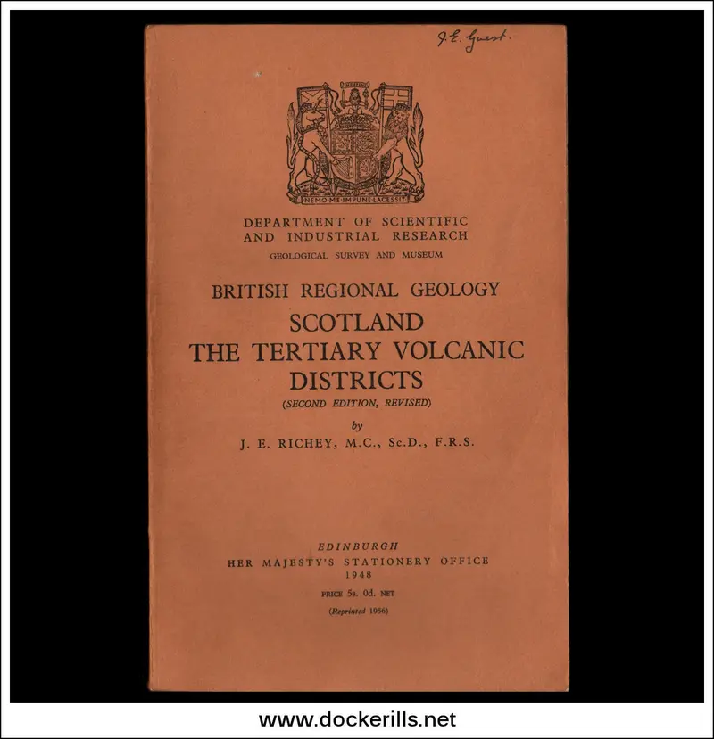 British Regional Geology: Scotland – Tertiary Volcanic Districts – J.E. Richey 1
