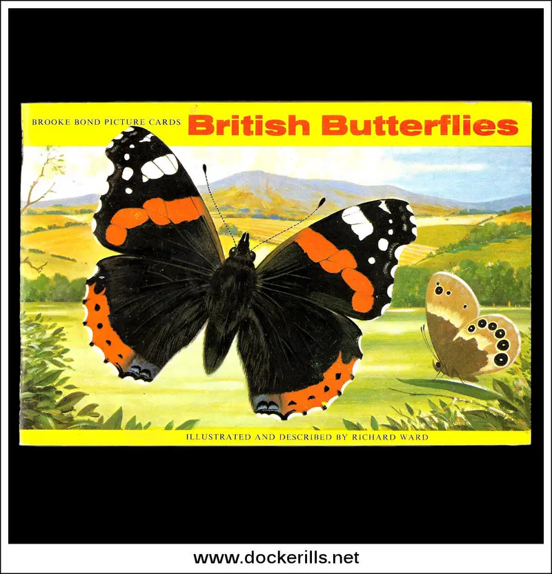 Brooke Bond Tea Card Album: British Butterflies (1963) – Fully Assembled Collectible Set 1