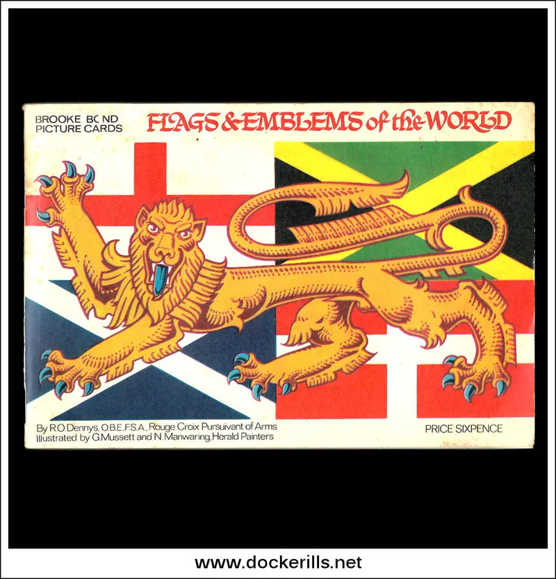 Brooke Bond Tea Card Album: Flags And Emblems Of The World (1967) – Intact Set 1