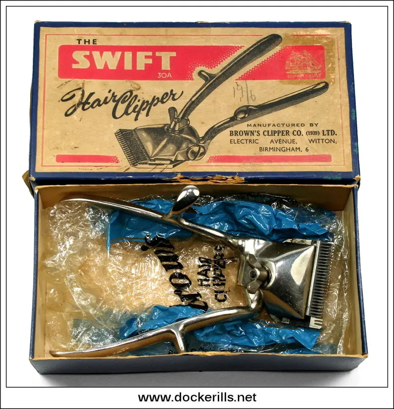 Brown’S Clipper No. 30A Hand-Crank Hair Clipper – Birmingham, 1939 1