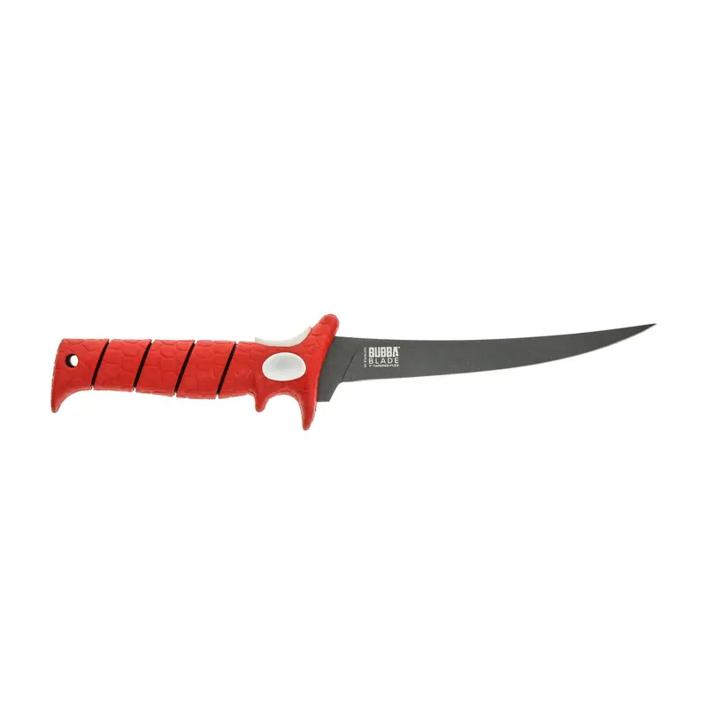 Bubba Blade 7" Tapered Flex Fillet Knife – Flexible Stainless Steel Blade 1