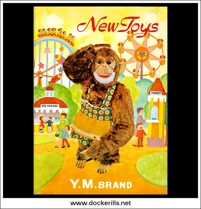 C.1973 Yanoman (Ym) Japan Tin Plate Toy Catalogue — Rare Collector’S Edition 1