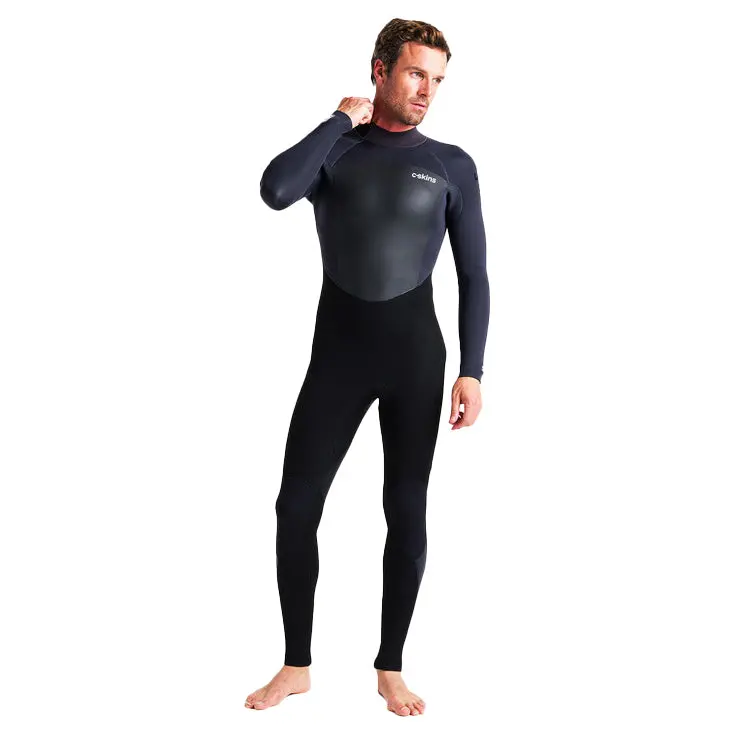 C-Skins Legend 4/3Mm Back-Zip Wetsuit – Black & Anthracite 1