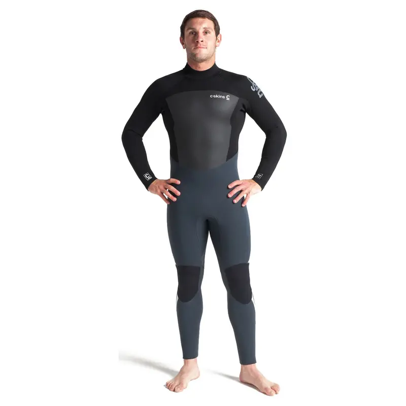 C-Skins Legend 5/4Mm Back-Zip Wetsuit – Graphite/Black/Silver 1