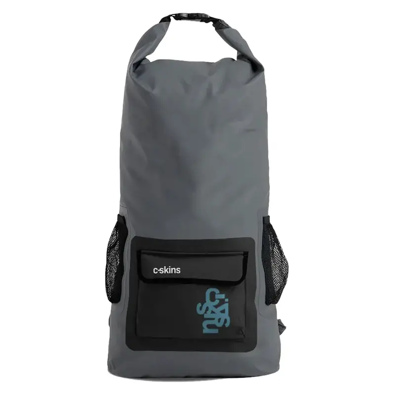 C-Skins Storm Chaser Dry Bag – 25L Waterproof Carryall (Grey/Black) 1