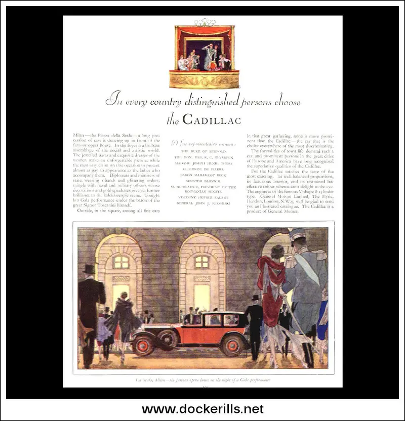Cadillac Classic Automobile Advertisement, October 17, 1928 1