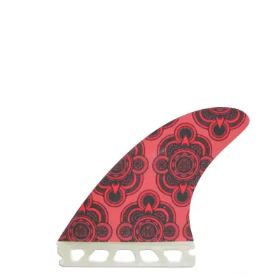 Captain Fin Co. Tyler Warren Red Kaleidoscope Quad Set – 4.5" 1