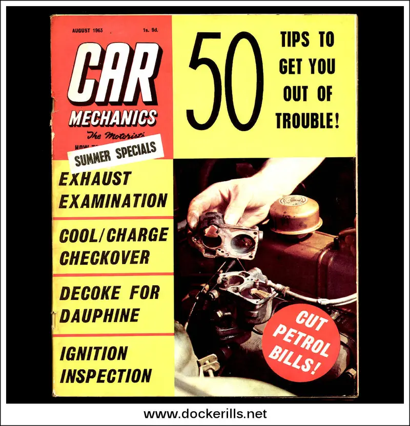 Car Mechanics, August 1963: Renault Dauphine & Morris Minor Servicing 1