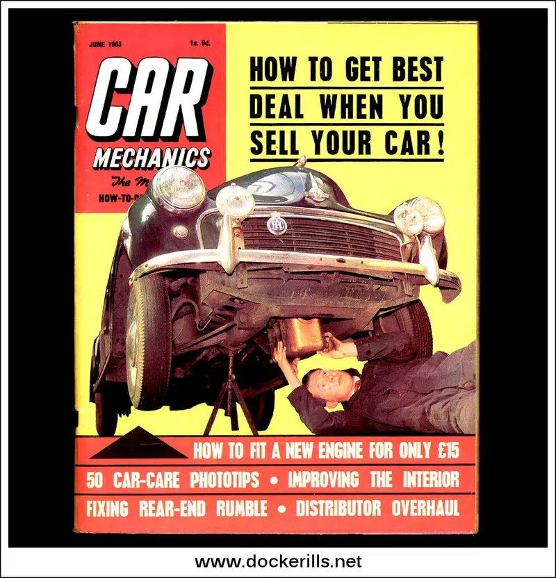 Car Mechanics, June 1963: Classic Automotive Repair & Maintenance Issue 1