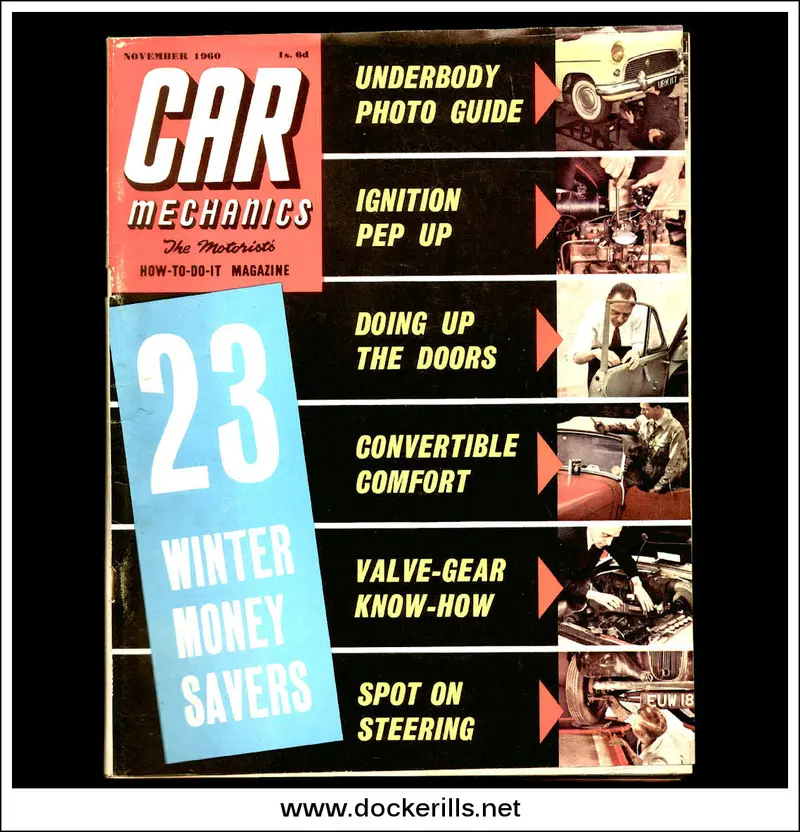Car Mechanics Magazine, November 1960: Ford 100E Technical Feature 1