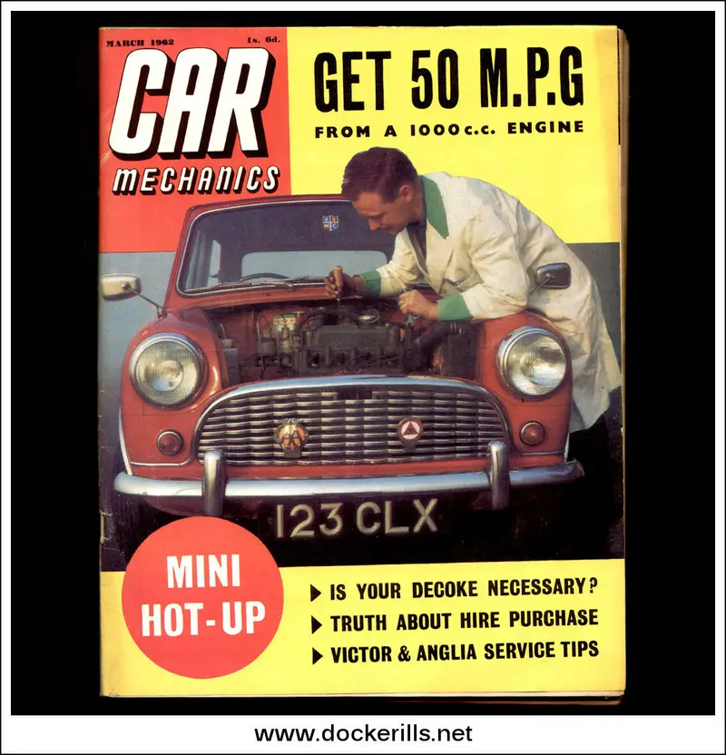 Car Mechanics, March 1962: Ford Anglia, Mini & Vauxhall Victor Diagnostics 1