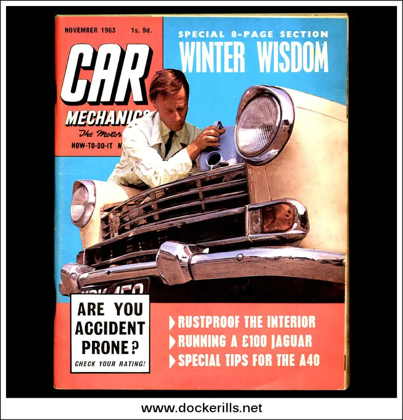 Car Mechanics, November 1963: Austin A40 & Jaguar Mark Vii Technical Analysis 1